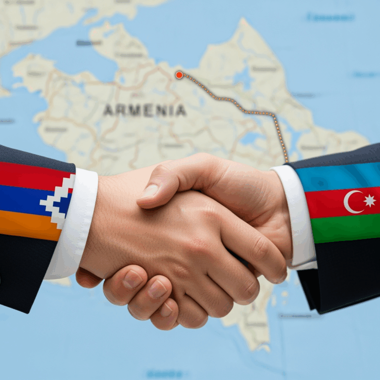 Illustration for: Armenia and Azerbaijan Agree on Sovereignty and Borders