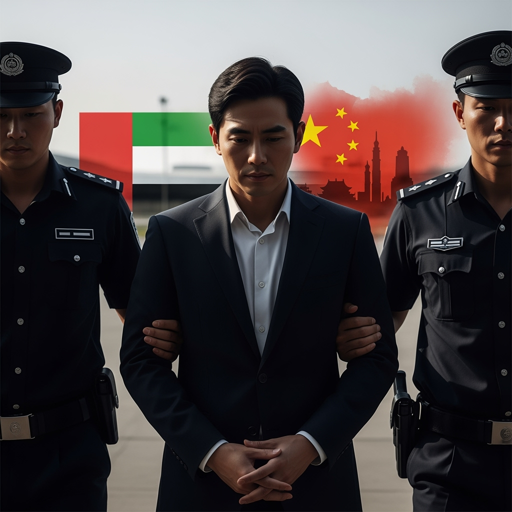 Illustration for: UAE Extradites Top Criminal Suspect to China