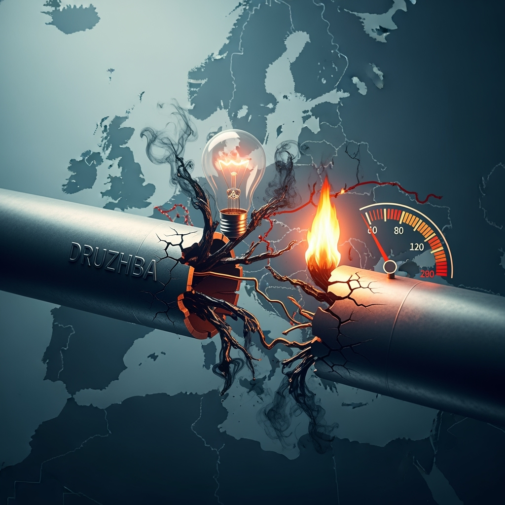 Illustration for: Energy Security Threatened by Druzhba Pipeline Disruptions