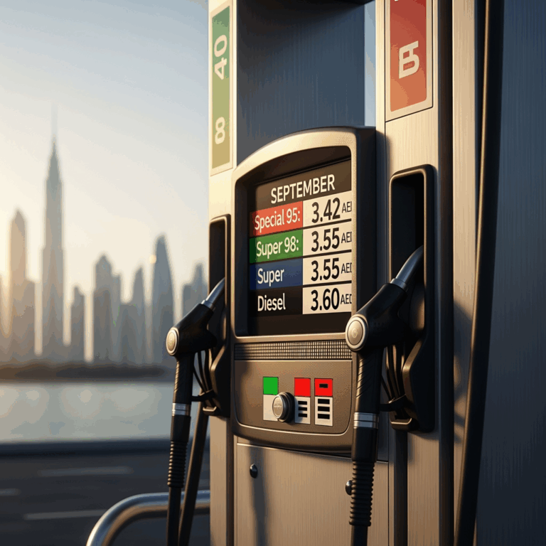 Illustration for: UAE Announces September Fuel Prices