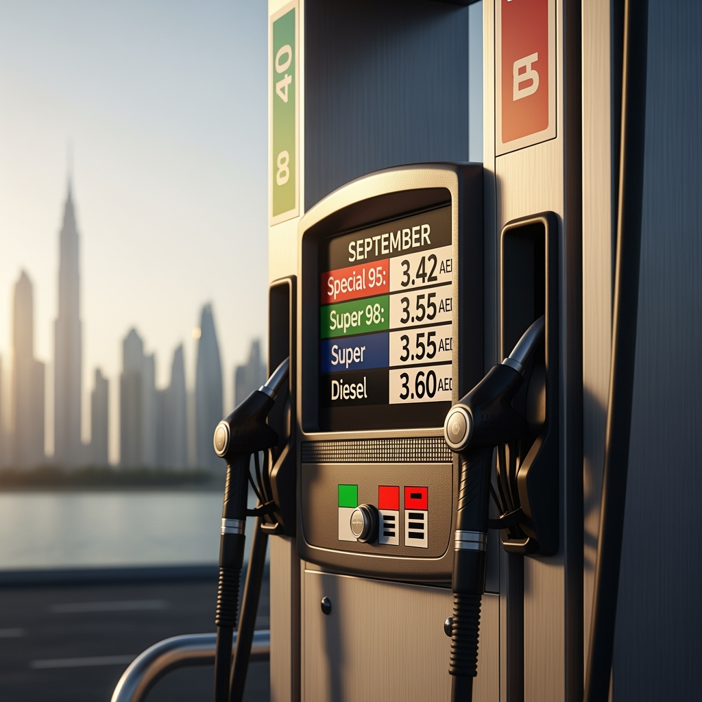 Illustration for: UAE Announces September Fuel Prices