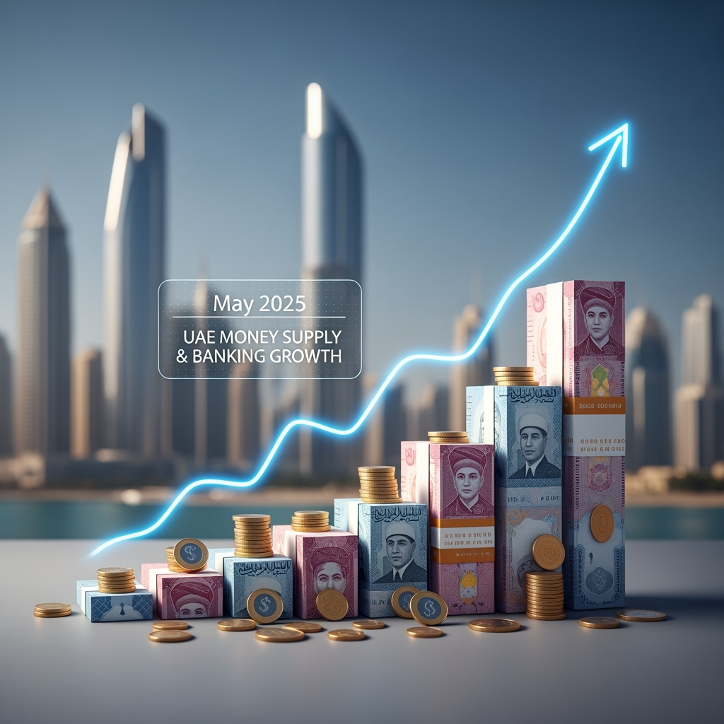 Illustration for: UAE Money Supply & Banking Growth in May 2025