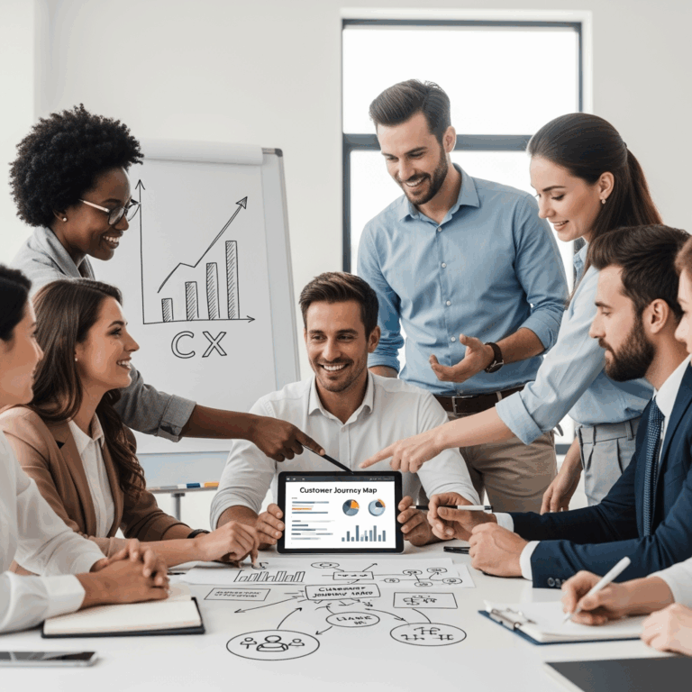 Illustration for: CX Drives Growth: Everyone's Responsibility
