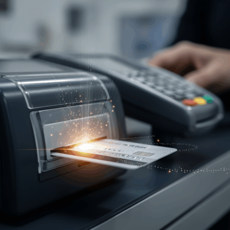Illustration for: احتيال السكيم الرقمي: كيف يتم اختراق بطاقات الدفع