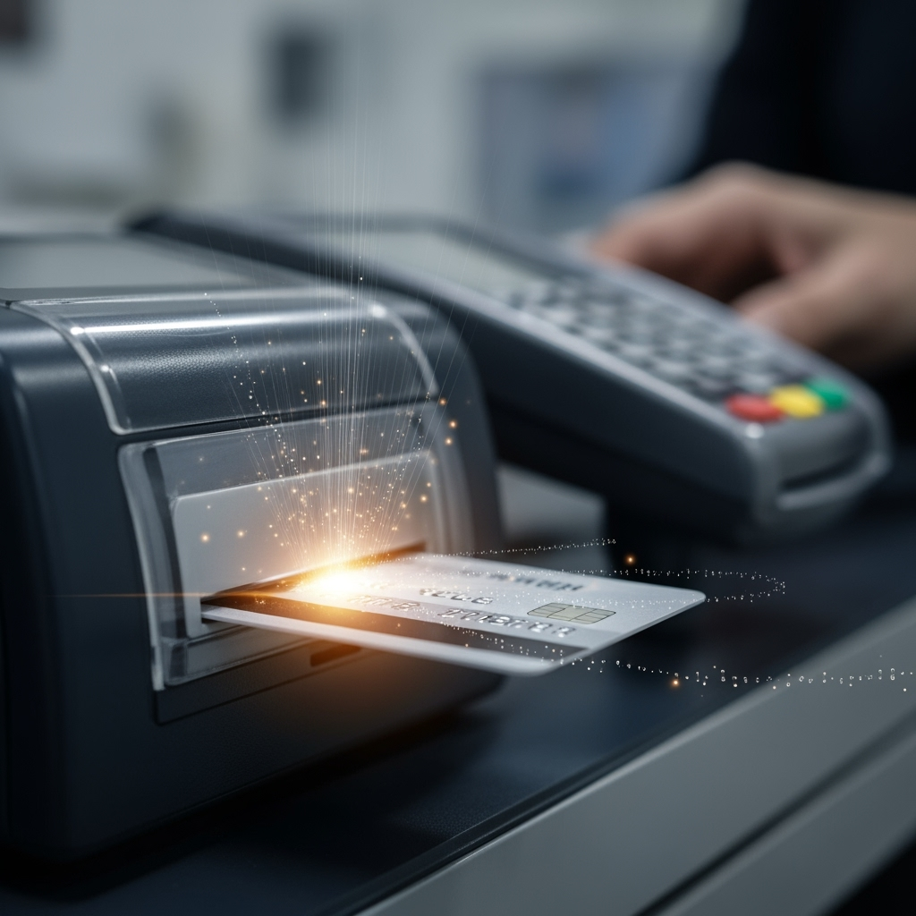 Illustration for: احتيال السكيم الرقمي: كيف يتم اختراق بطاقات الدفع
