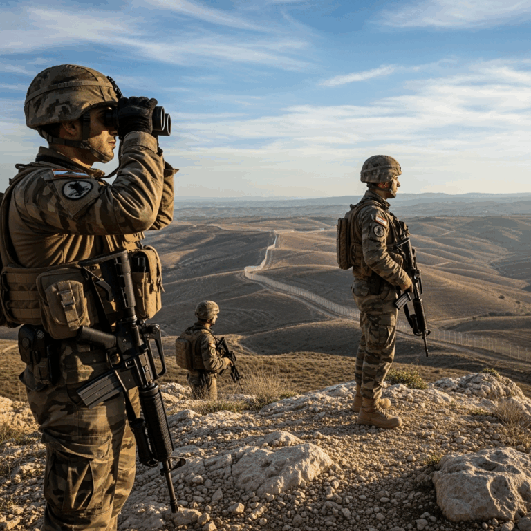 Illustration for: Lebanese Army Ensures Border Security