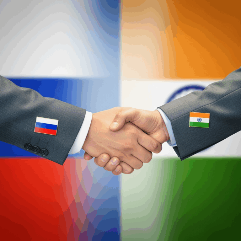 Illustration for: Russia Congratulates India on Independence Day