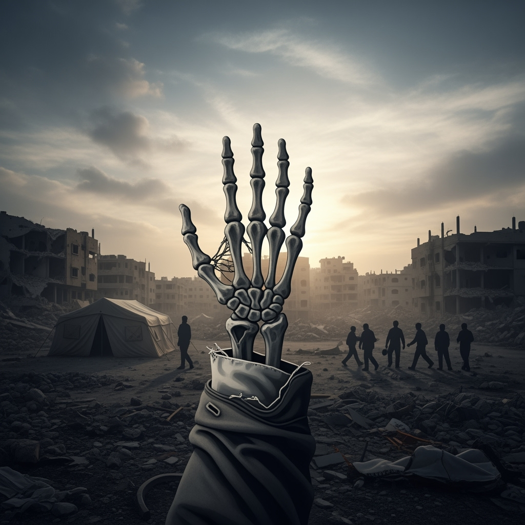 Illustration for: UN Declares Famine in Gaza Amid Ongoing Conflict