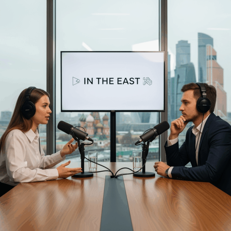 Illustration for: Launch of 'War in the East' Podcast in Moscow