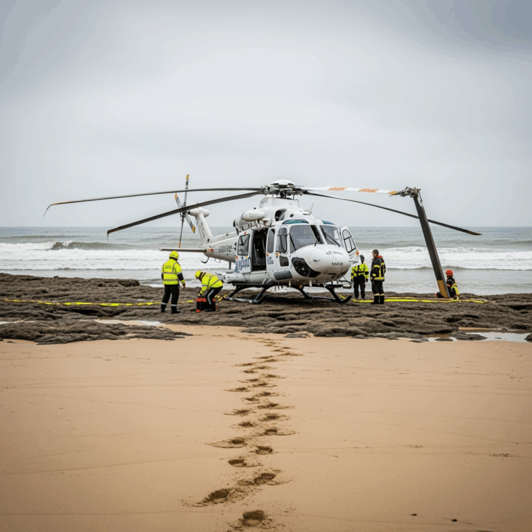 Illustration for: Helicopter Incident on Isle of Wight