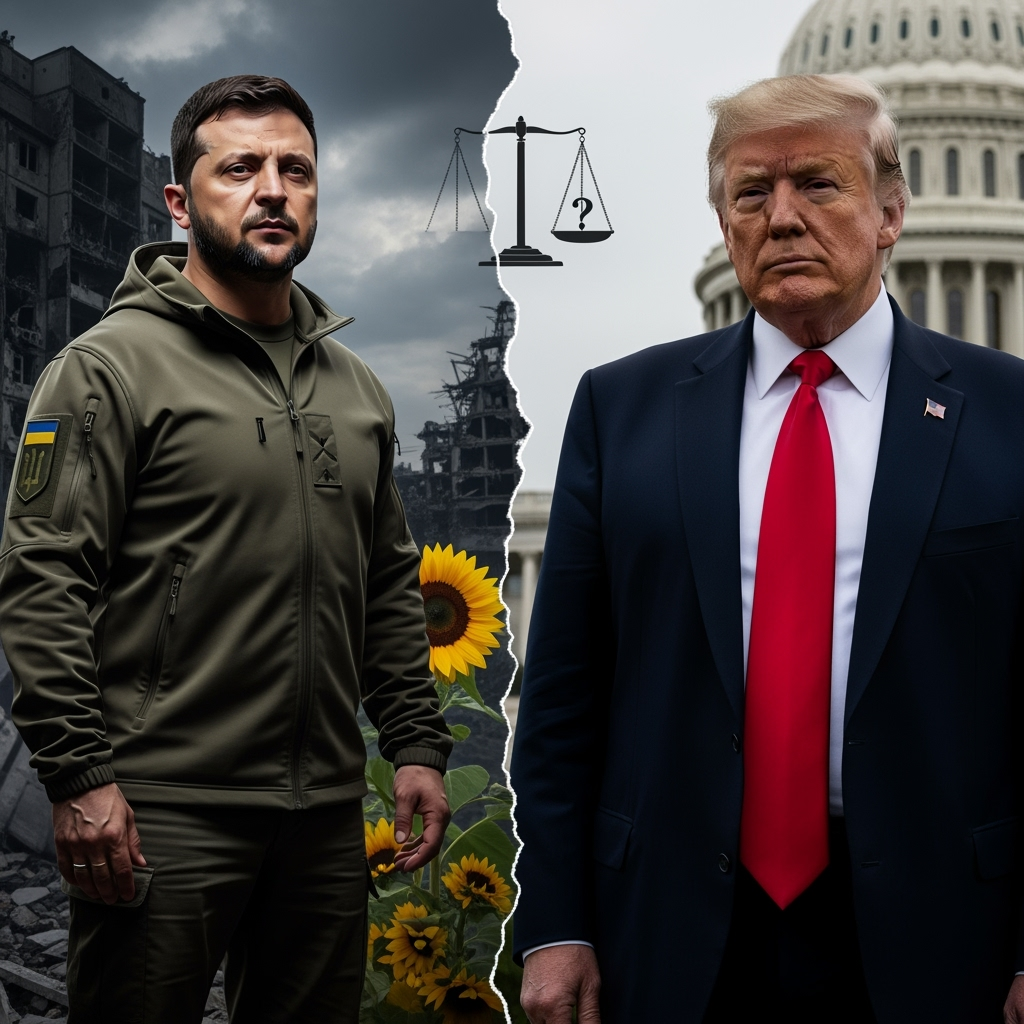 Illustration for: Zelensky's Potential Conflict with Trump