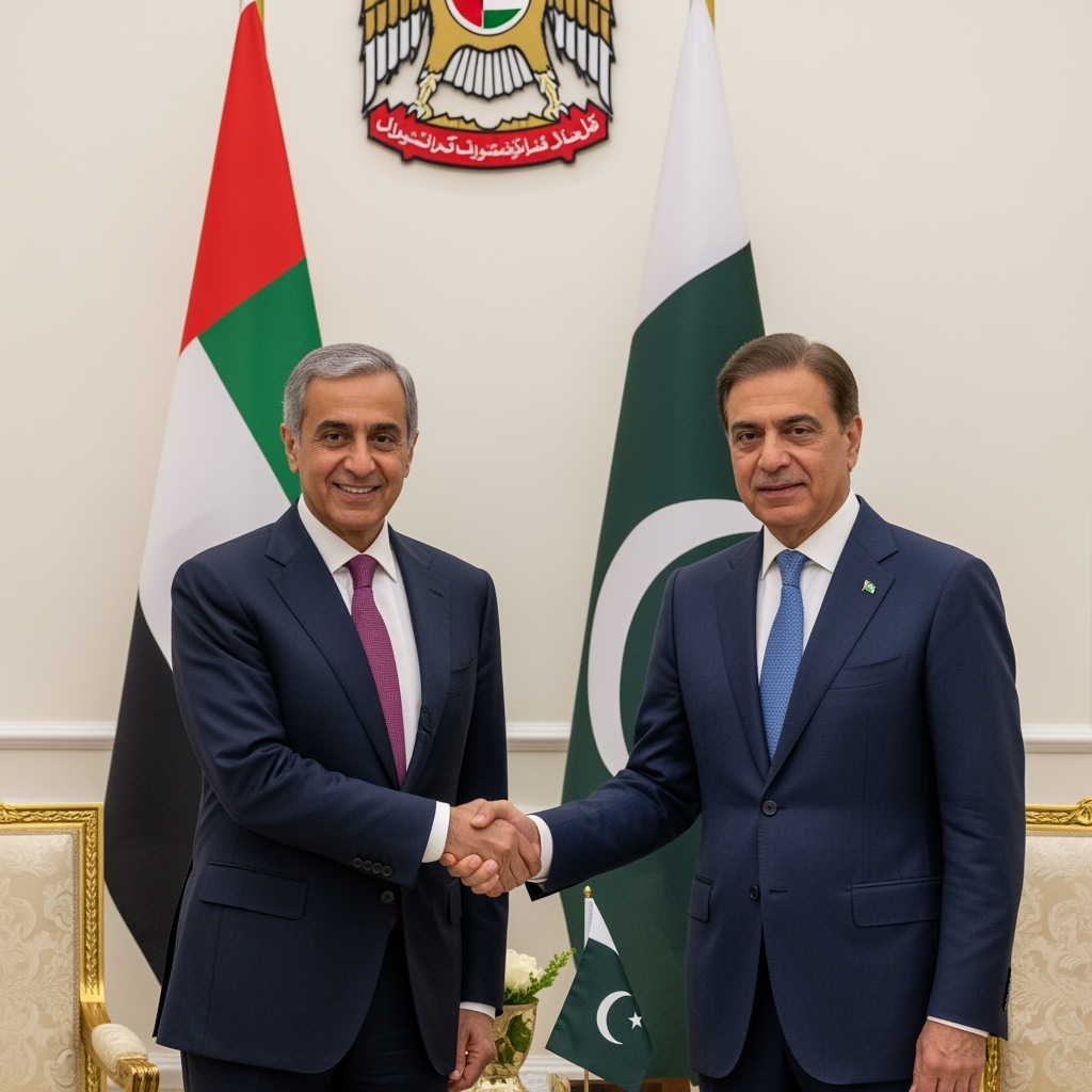 Illustration for: UAE Ambassador Alzaabi Concludes Term in Pakistan