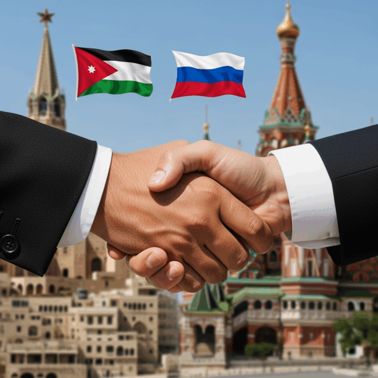 Illustration for: Jordan and Russia Abolish Mutual Visa Requirements