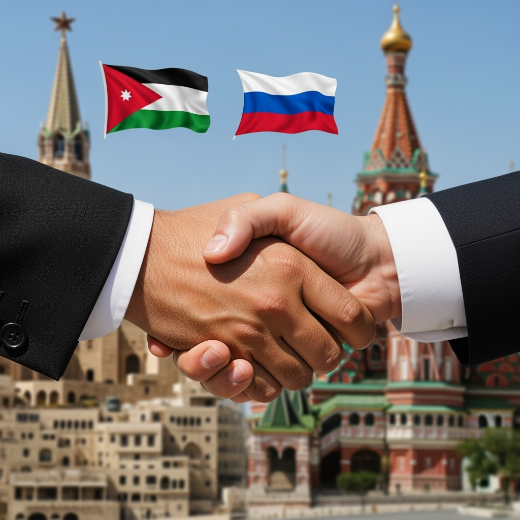 Illustration for: Jordan and Russia Abolish Mutual Visa Requirements