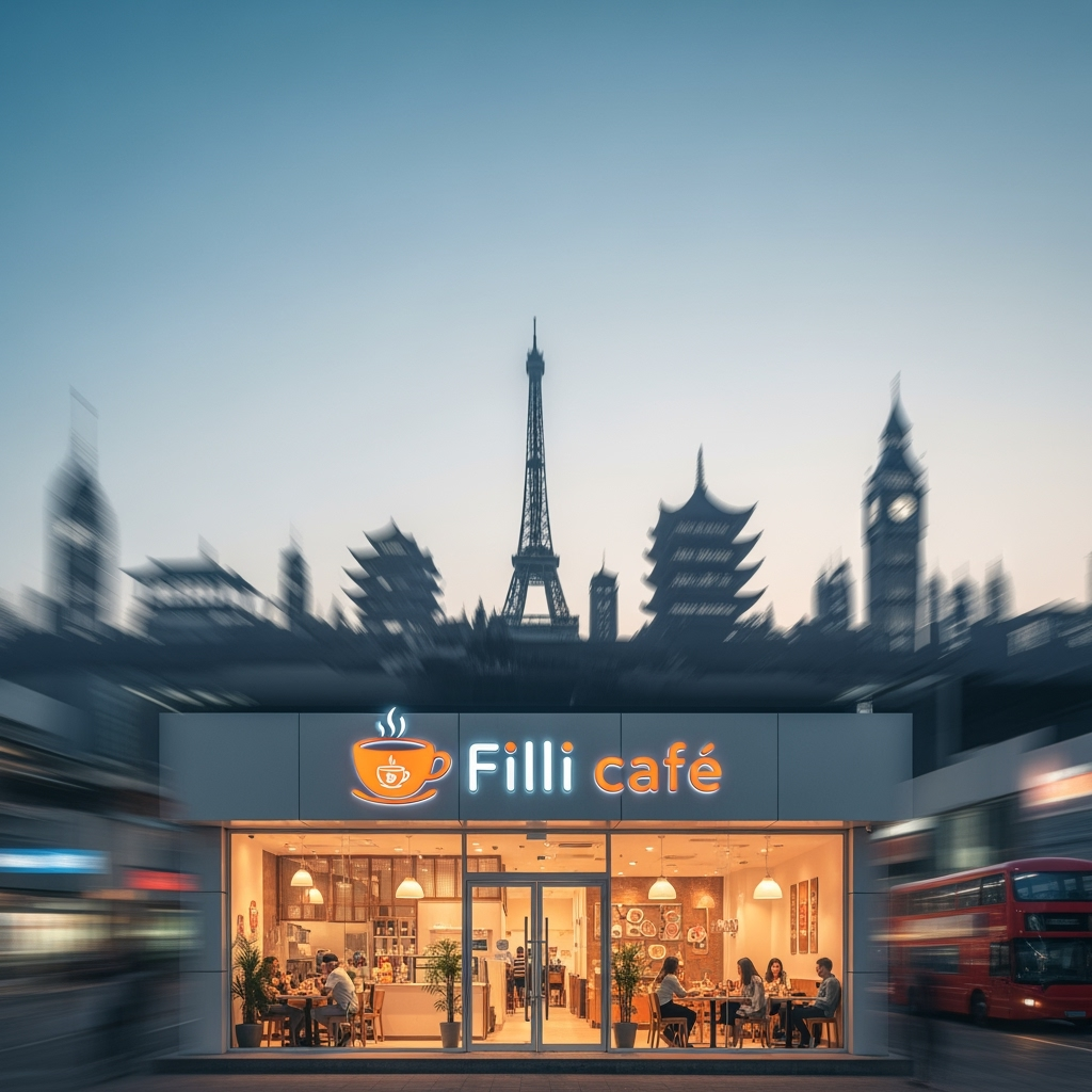 Illustration for: FiLLi Café Expands Global Presence Rapidly