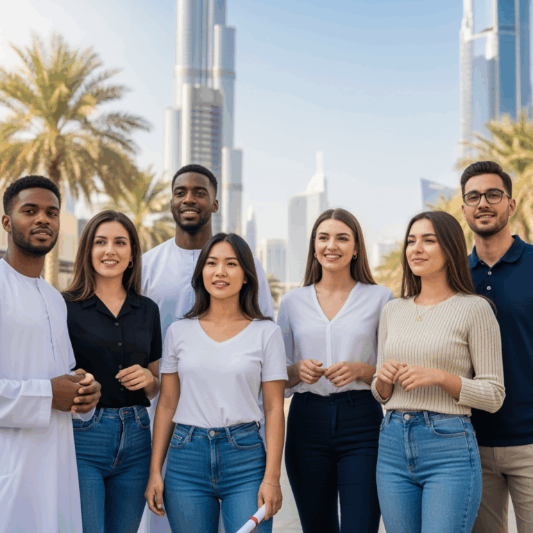 Illustration for: الشباب المغتربون يعودون إلى الإمارات: تجارب وتأثيرات