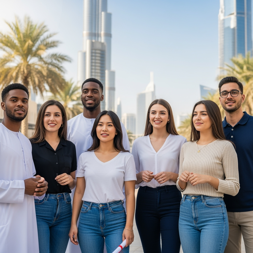 Illustration for: الشباب المغتربون يعودون إلى الإمارات: تجارب وتأثيرات