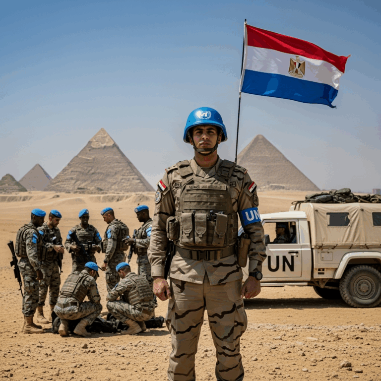 Illustration for: Egypt Ready for Gaza Force with UN Backing