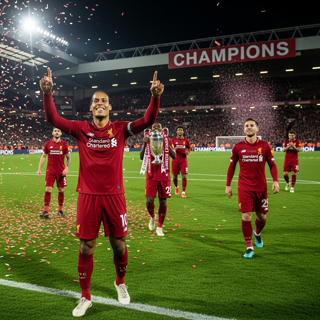 Illustration for: Liverpool's Victory Secures Top Spot in Premier League