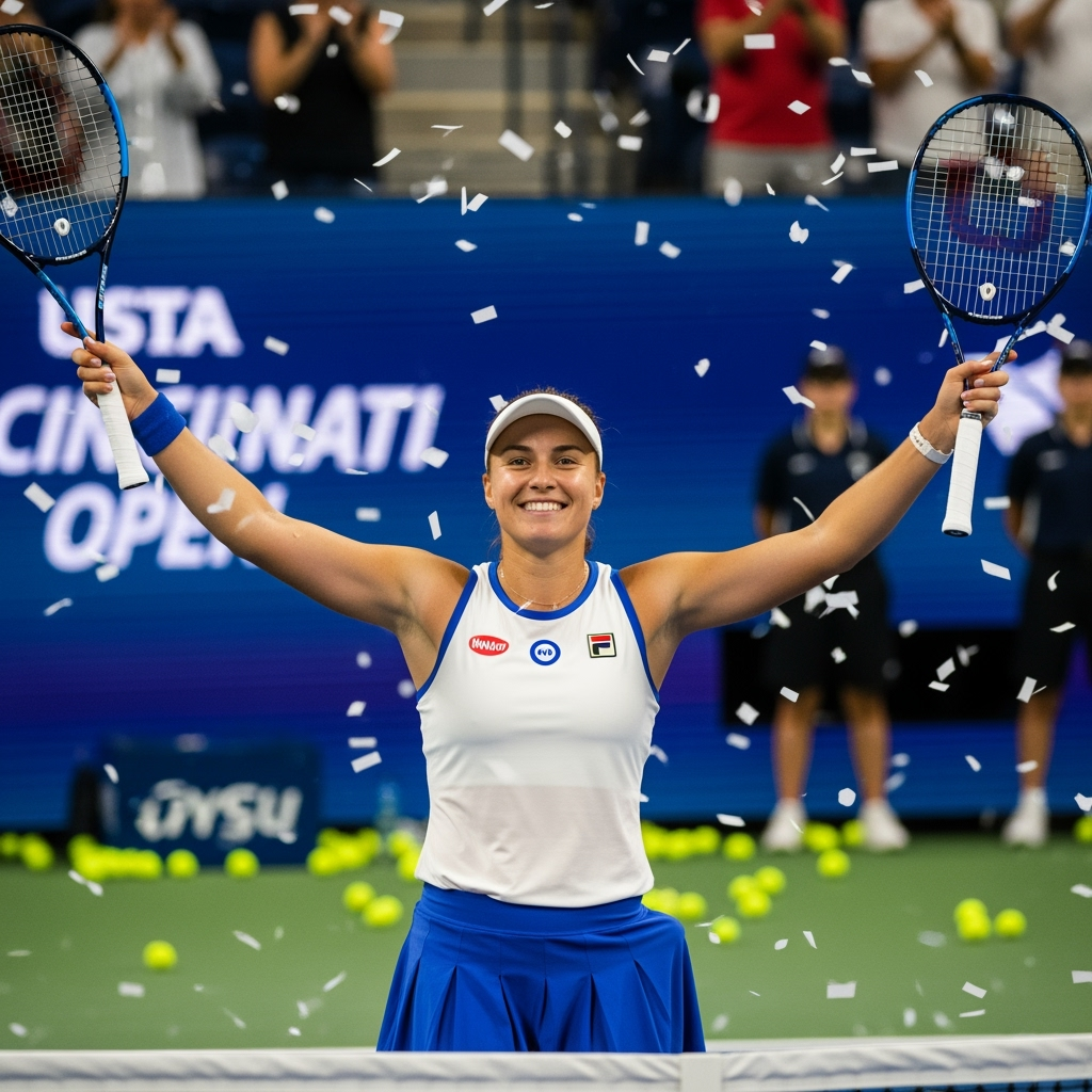 Illustration for: Iga Swiatek Wins First Cincinnati Open Title