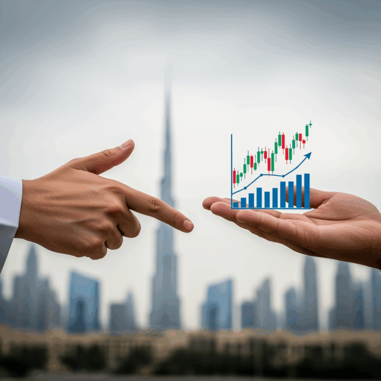 Illustration for: 85% of UAE Investors Favor Local Stocks Amid Tensions