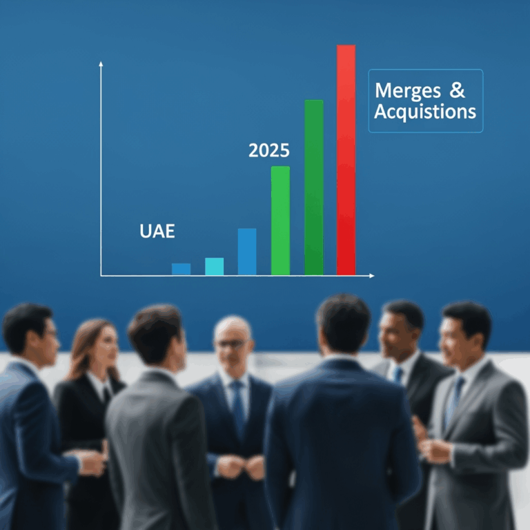 Illustration for: MENA M&A Surges: UAE and Saudi Lead in 2025