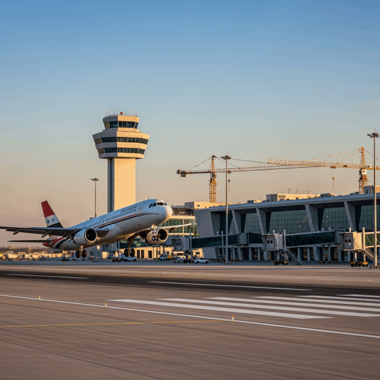 Illustration for: Syria Plans to Modernize Air Fleet and Airports