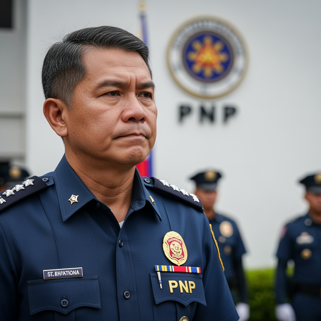 Illustration for: PNP Chief Torre Relieved Amid Leadership Changes