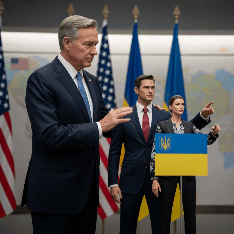 Illustration for: US to Take Secondary Role in Ukraine Conflict