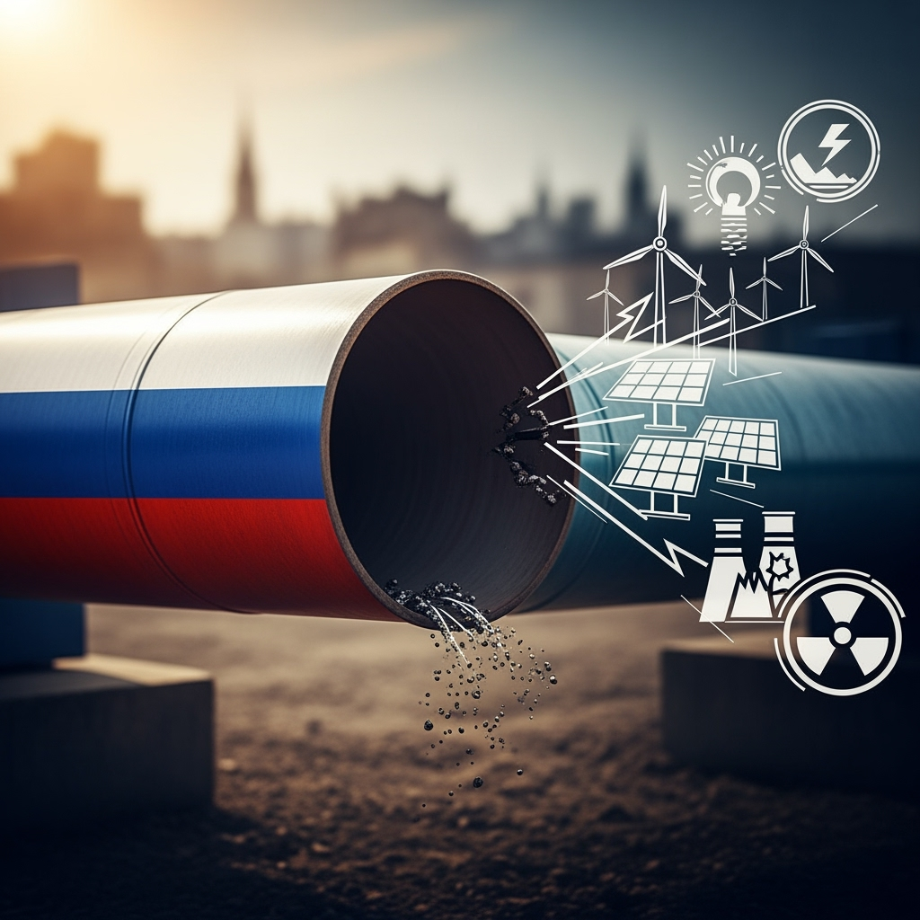 Illustration for: Russian Gas Supply and EU Energy Plans