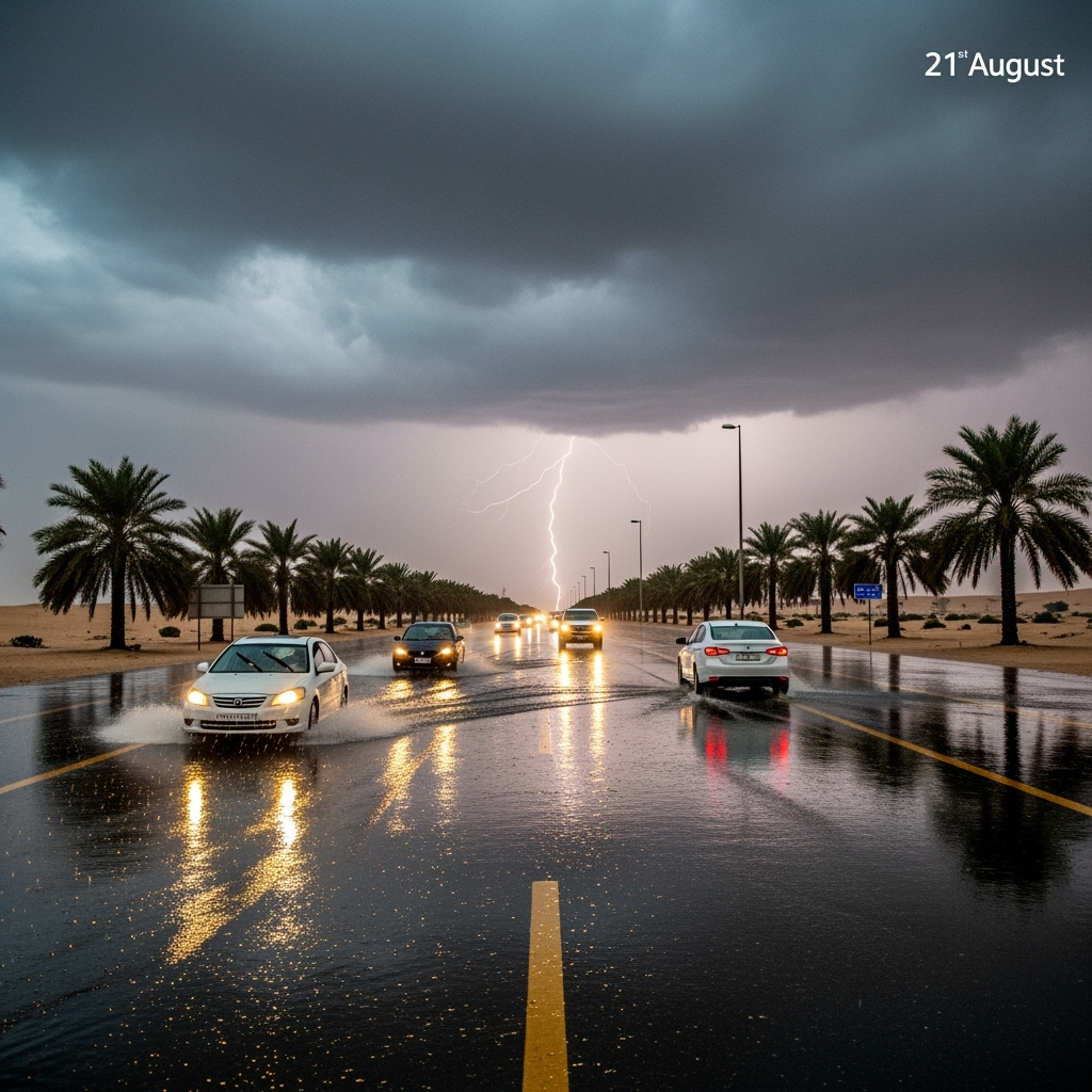 Illustration for: UAE Weather: Rain Expected on August 21