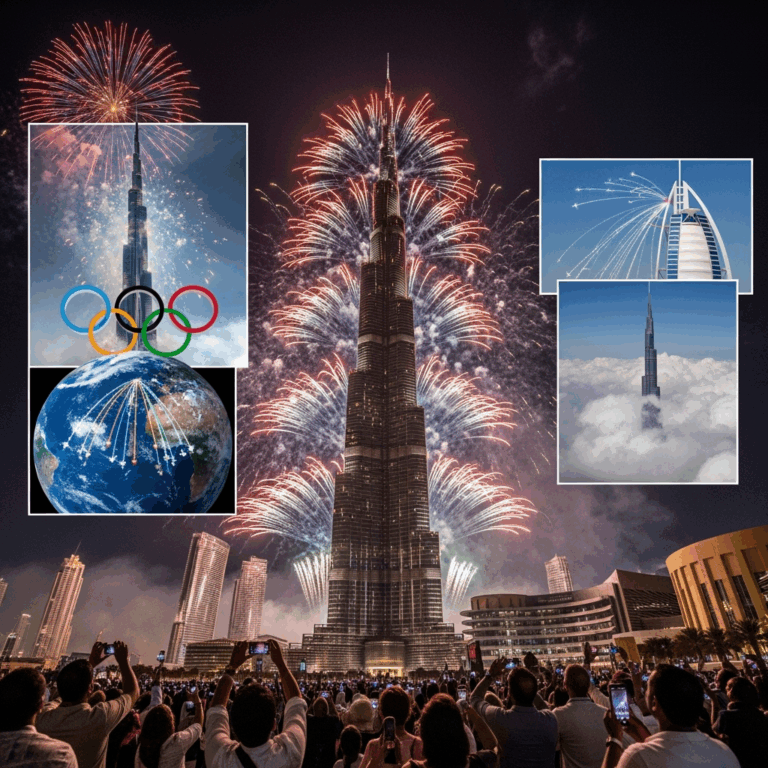 Illustration for: Burj Khalifa: Iconic Moments and Global Recognition