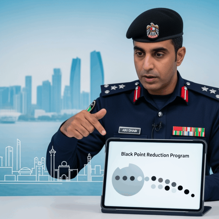 Illustration for: Abu Dhabi Police Launch Black Point Reduction Program