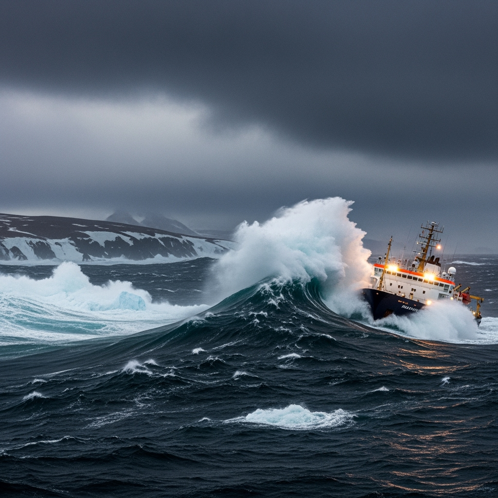 Illustration for: 7.5-Magnitude Earthquake Hits Drake Passage