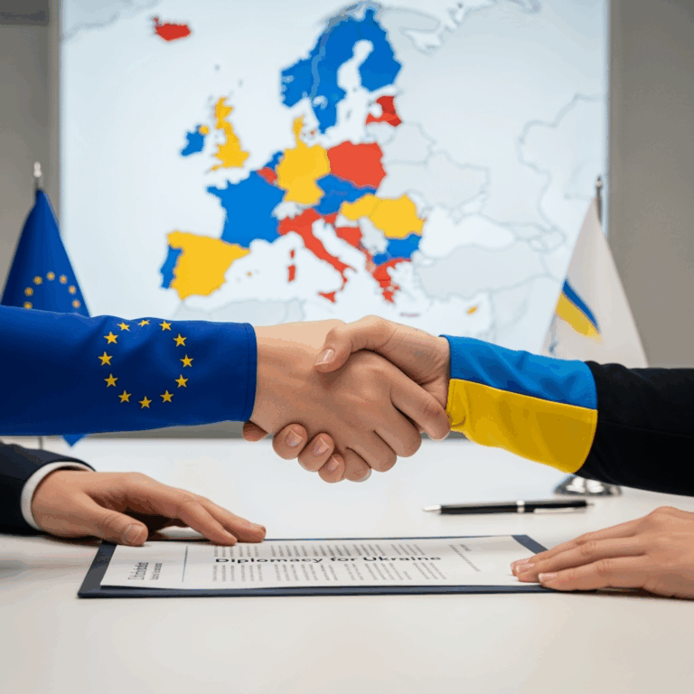 Illustration for: EU Urged to Choose Diplomacy in Ukraine Conflict