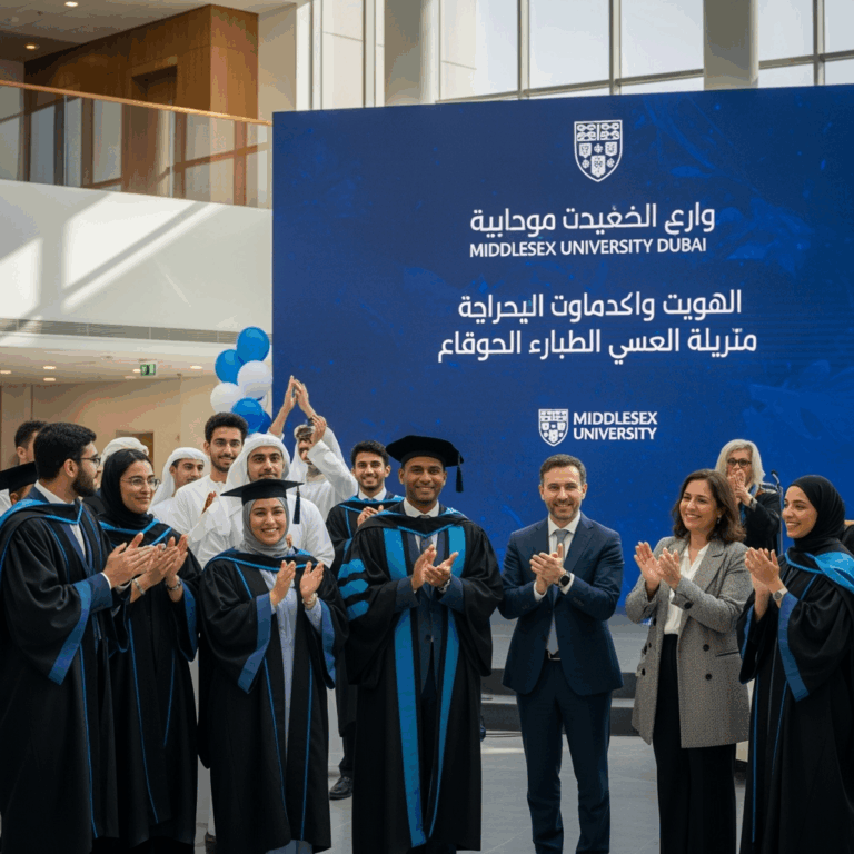 Illustration for: جامعة ميدلسكس دبي تحتفل بأكبر جامعة بريطانية في دبي