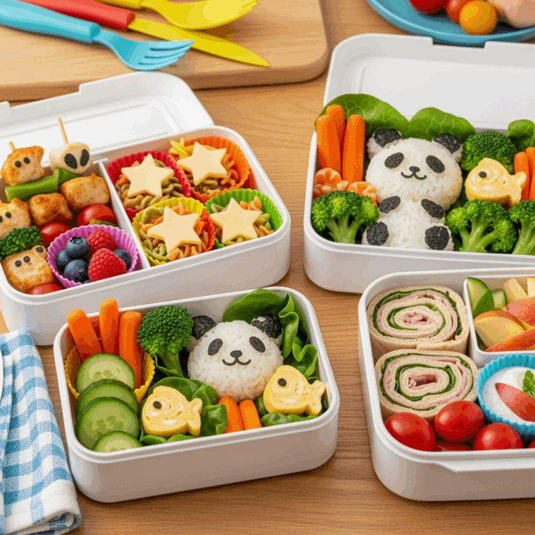 Illustration for: Exciting Bento Box Recipes for Kids