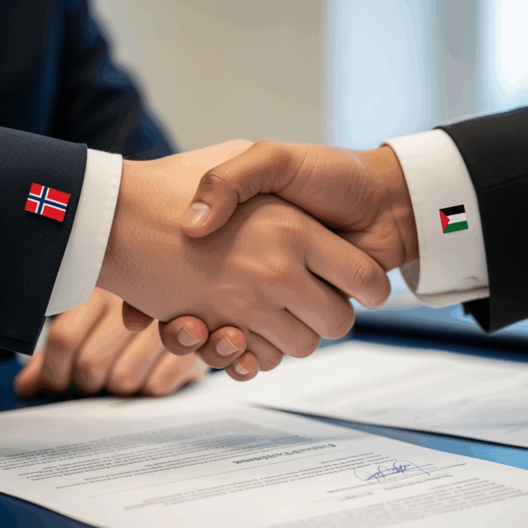 Illustration for: Norway-Palestine Cooperation Agreement