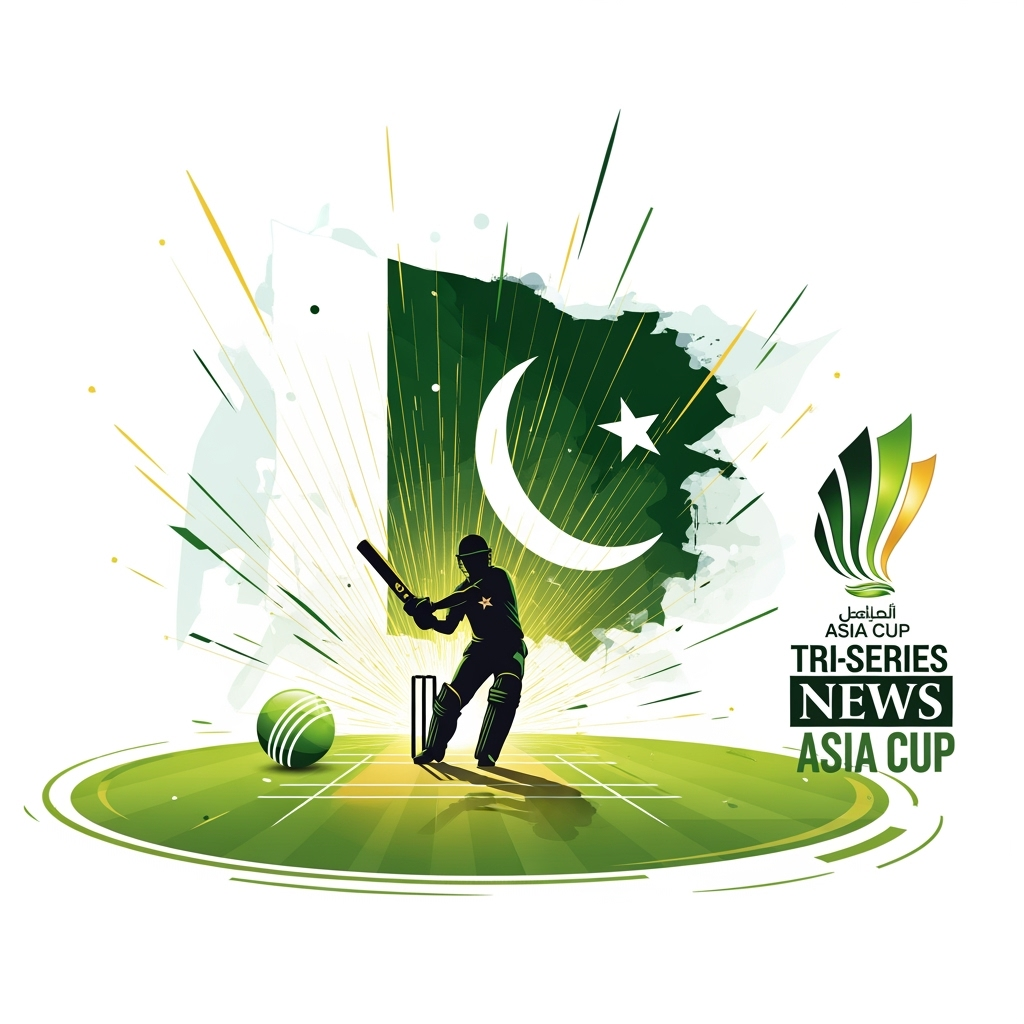 Illustration for: Pakistan Ready for Tri-Series and Asia Cup Challenge