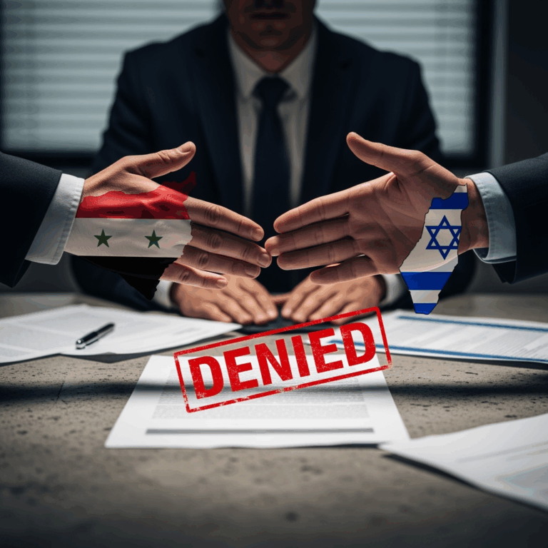 Illustration for: Syrian-Israeli Security Agreement Denied