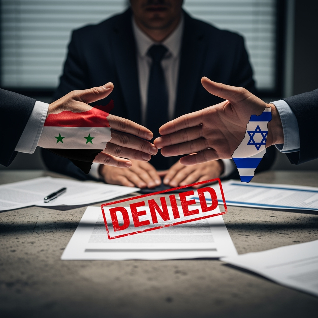 Illustration for: Syrian-Israeli Security Agreement Denied