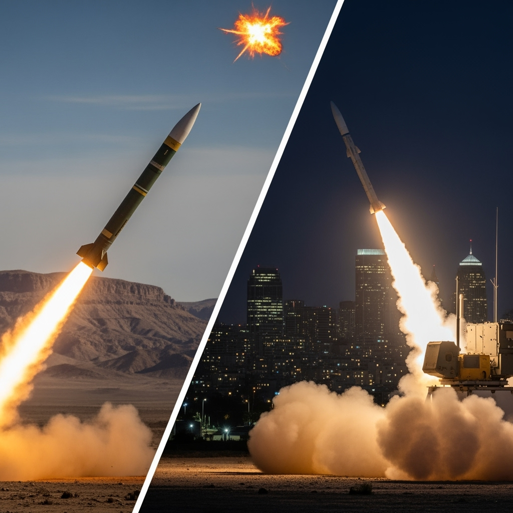 Illustration for: Iran-Israel Tensions Escalate with Military Strikes