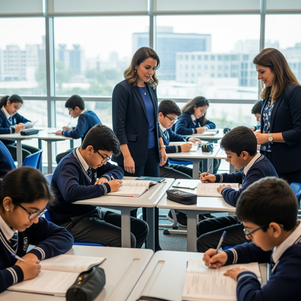 Illustration for: EIS Dubai Bans Phones, Aims for Focused Learning