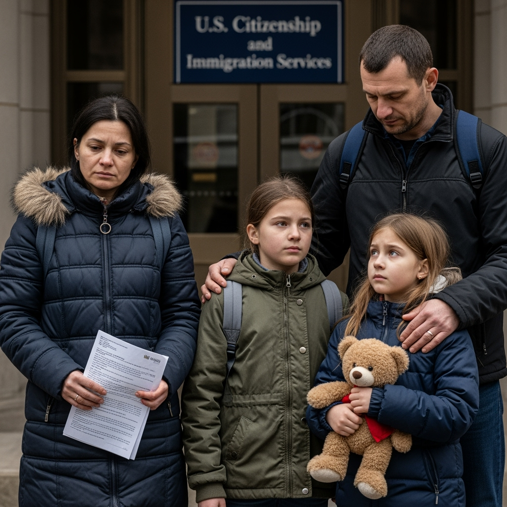 Illustration for: U.S. to Revoke Humanitarian Protection for Ukrainians
