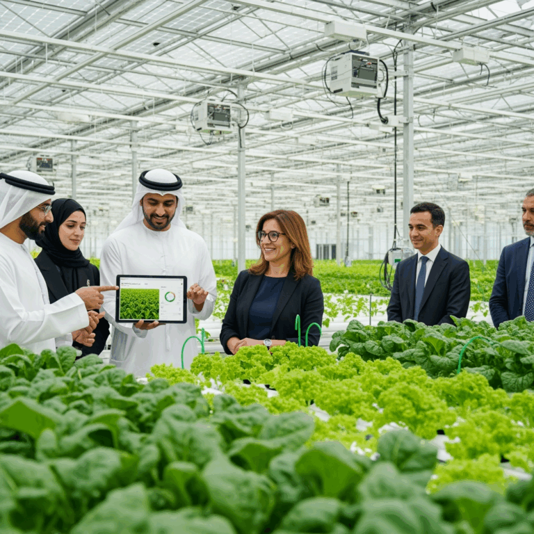 Illustration for: UAE-Italy Boost GreenTech in Agriculture