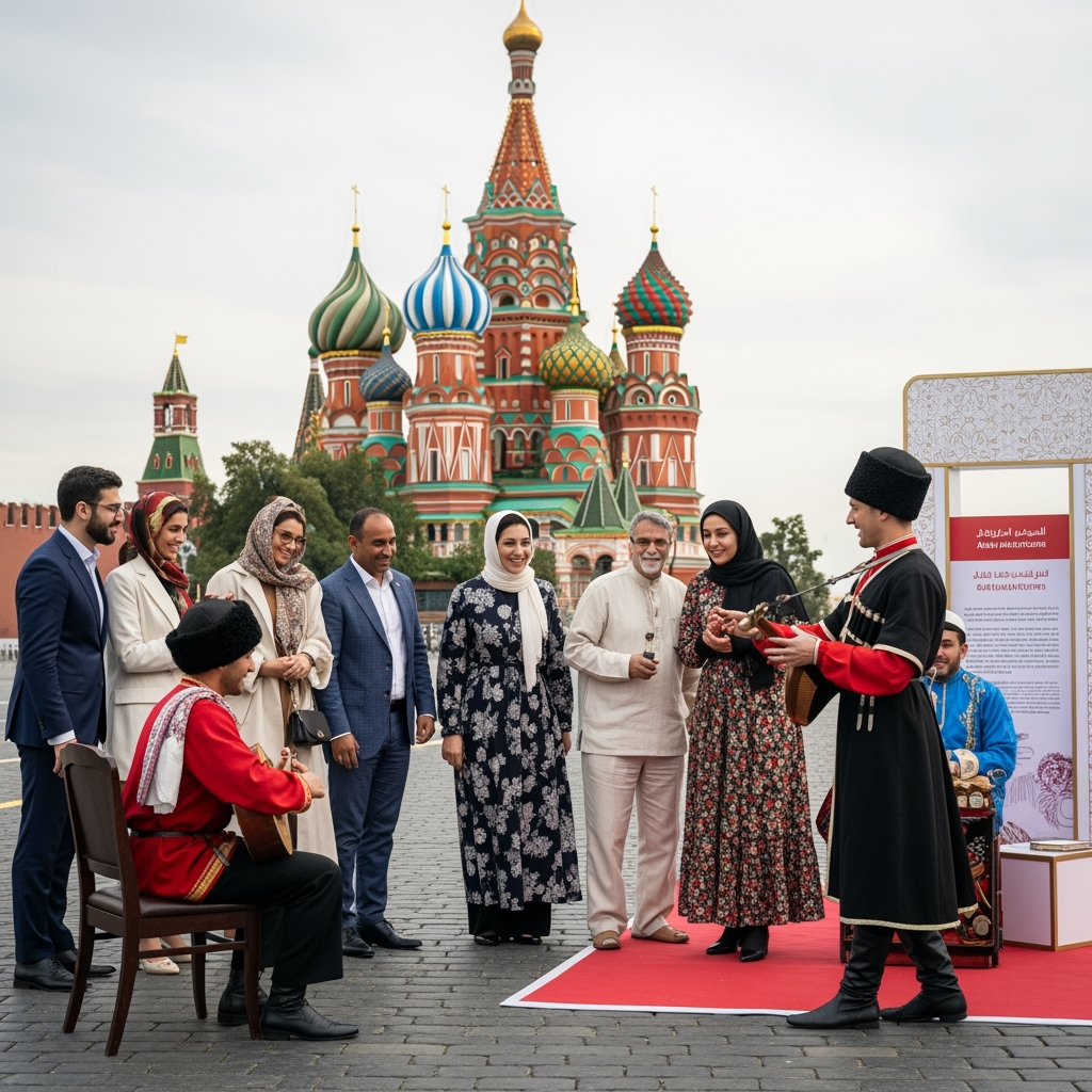 Illustration for: Moscow Welcomes Arab Tourists with Cultural Campaign