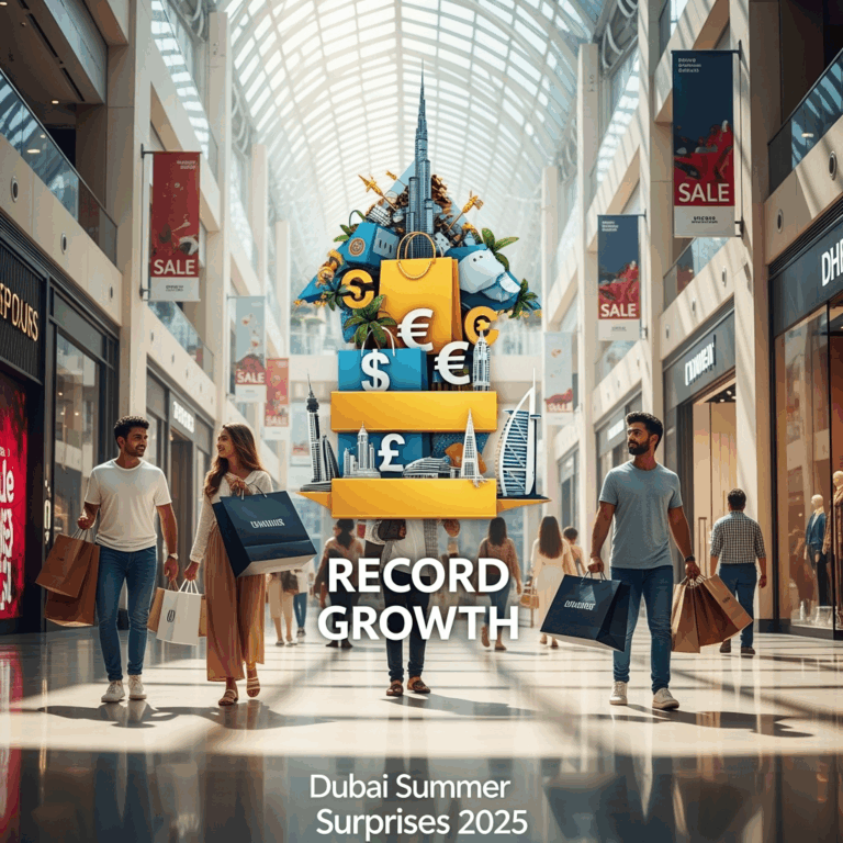 Illustration for: Dubai Summer Surprises 2025: Record Growth & Retail Boom