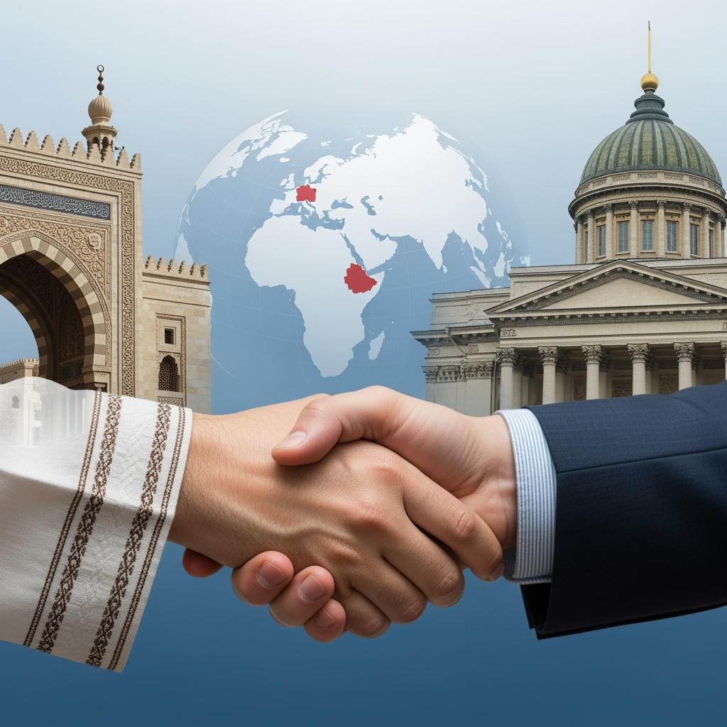 Illustration for: Al-Azhar University to Collaborate with Russian Academy