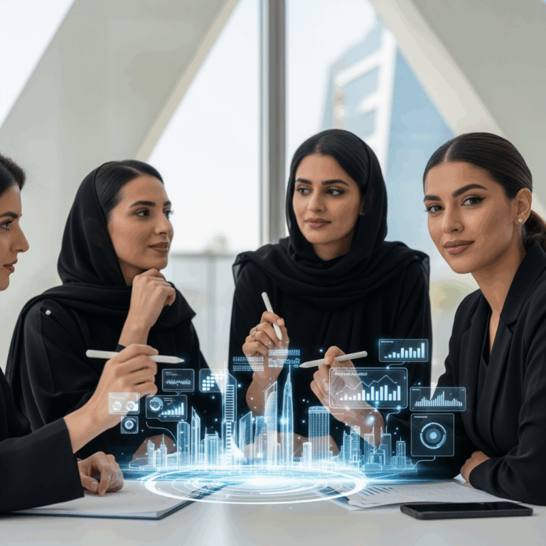 Illustration for: Women Entrepreneurs Leading Innovation in UAE