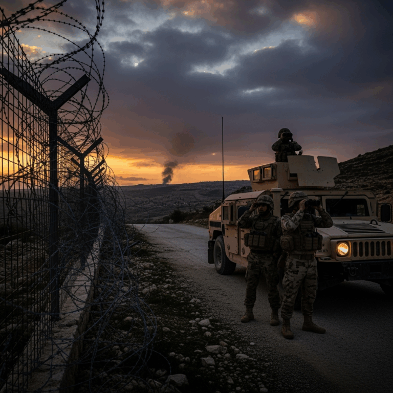 Illustration for: Tensions Rise on the Lebanese-Syrian Border